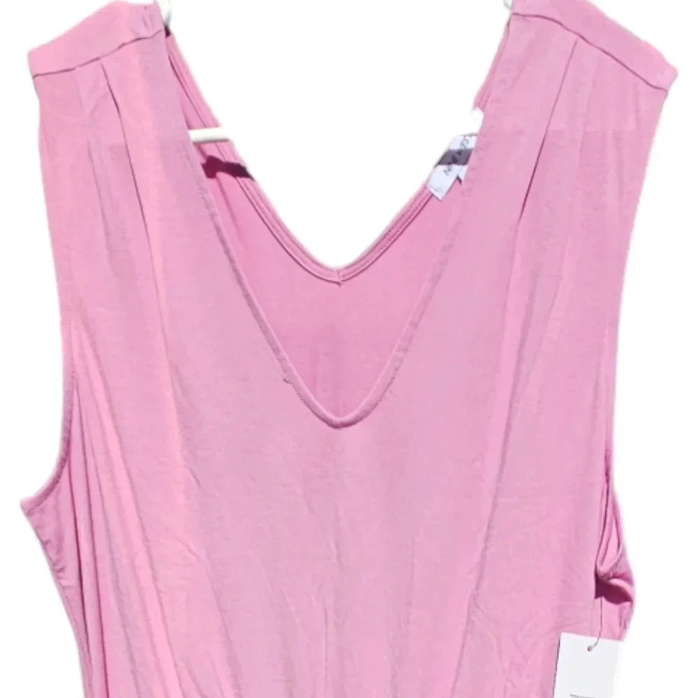 Nine West -NEW V-Neck Sleeveless Ribbed Sides on Skirt.​​ - Picture 3 of 4